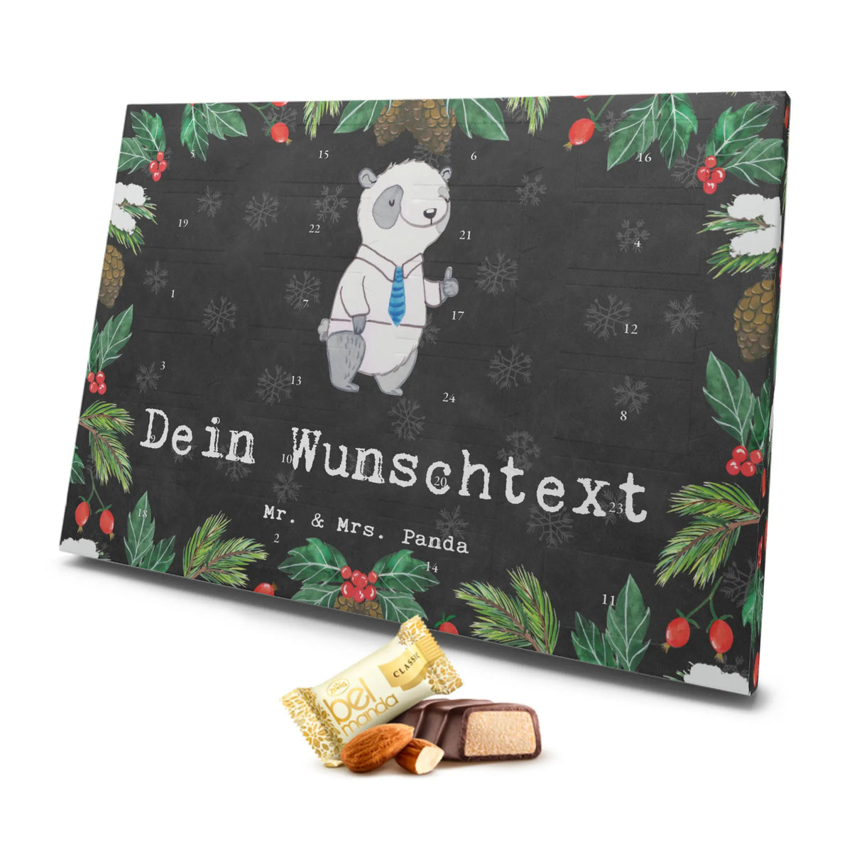 Personalisierter Marzipan Adventskalender Panda Bester Großonkel der Welt Personalisierter Marzipan Adventskalender, für, Dankeschön, Geschenk, Schenken, Geburtstag, Geburtstagsgeschenk, Geschenkidee, Danke, Bedanken, Mitbringsel, Freude machen, Geschenktipp, Großonkel, Onkel