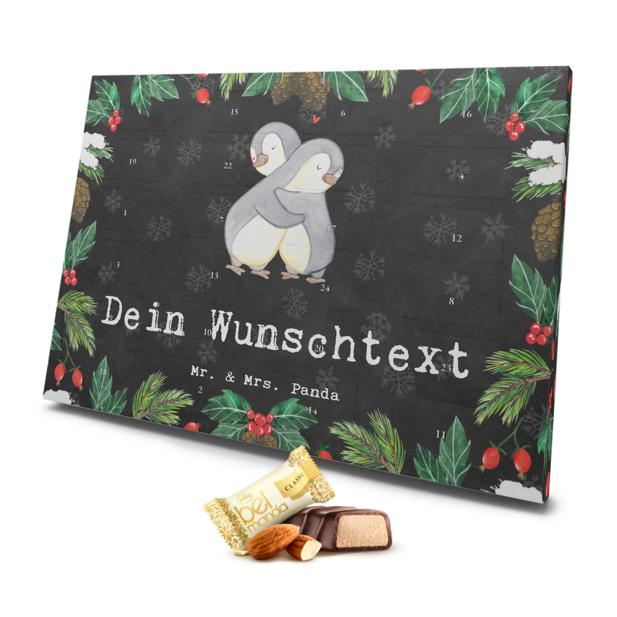Personalisierter Marzipan Adventskalender Pinguin Bestes Schätzelein der Welt Personalisierter Marzipan Adventskalender, für, Dankeschön, Geschenk, Schenken, Geburtstag, Geburtstagsgeschenk, Geschenkidee, Danke, Bedanken, Mitbringsel, Freude machen, Geschenktipp, Ehemann, Schätzchen, Ehefrau, Freund, Mann, Schätzelein, Schatzi, Freundin, Schatz, Frau, Hochzeitstag, Kosename