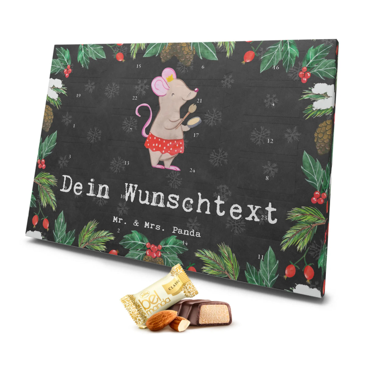 Personalisierter Marzipan Adventskalender Maus Beste Nichte der Welt Personalisierter Marzipan Adventskalender, für, Dankeschön, Geschenk, Schenken, Geburtstag, Geburtstagsgeschenk, Geschenkidee, Danke, Bedanken, Mitbringsel, Freude machen, Geschenktipp, Tante, Nichte, Patentante, Taufe, Tochter des Bruders, Tochter der Schwester, Patenkind, Beste, Patenonkel, Onkel
