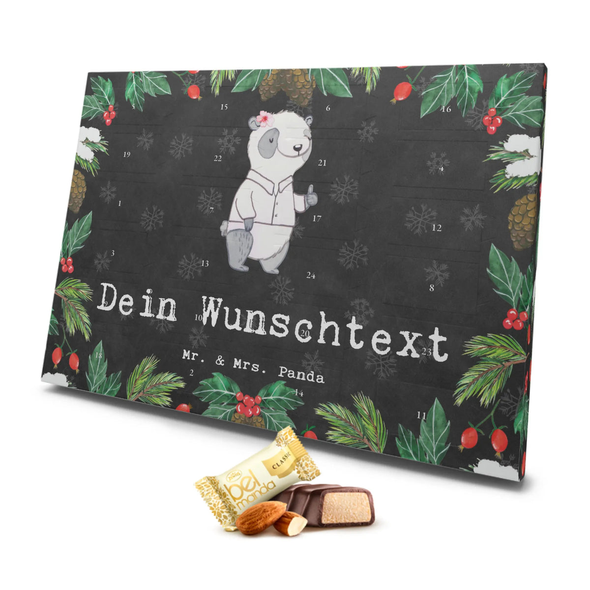 Personalisierter Marzipan Adventskalender Panda Beste Teamleiterin Personalisierter Marzipan Adventskalender, für, Dankeschön, Geschenk, Schenken, Geburtstag, Geburtstagsgeschenk, Geschenkidee, Danke, Bedanken, Mitbringsel, Freude machen, Geschenktipp, Abschied, Teamleiterin, Vorgesetzte, Chefin, Ruhestand, Gruppenleiterin, Abschiedsgeschenk, Leiterin, Seminarleiterin, Kollegin