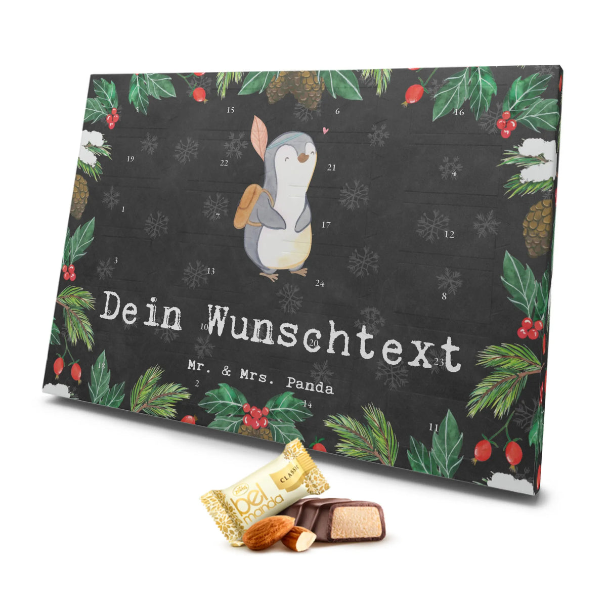 Personalisierter Marzipan Adventskalender Pinguin Bestes Stiefkind der Welt Personalisierter Marzipan Adventskalender, für, Dankeschön, Geschenk, Schenken, Geburtstag, Geburtstagsgeschenk, Geschenkidee, Danke, Bedanken, Mitbringsel, Freude machen, Geschenktipp, Bestes, Nachwuchs, Taufe, Stiefkind, Kids, angeheiratet, Kid, Kind, Geburt, Kinder, Kiddy, Tochter, Liebling, Sohn