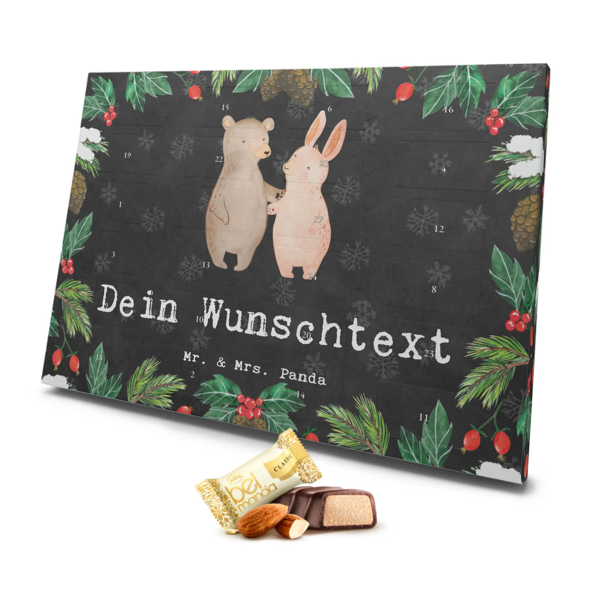 Personalisierter Marzipan Adventskalender Hase Bester Kumpel der Welt Personalisierter Marzipan Adventskalender, für, Dankeschön, Geschenk, Schenken, Geburtstag, Geburtstagsgeschenk, Geschenkidee, Danke, Bedanken, Mitbringsel, Freude machen, Geschenktipp, Bester, Kumpane, Buddy, Kollege, best friends, bester Freund, Freundschaft, Liebster, Bro, Kumpel