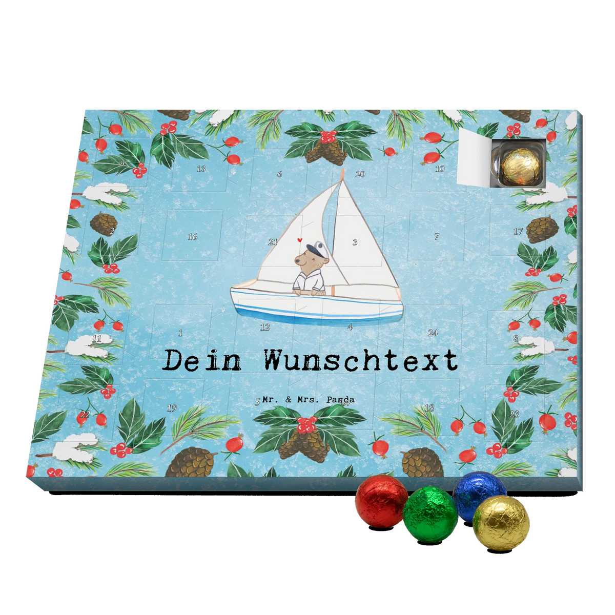 Personalisierter Schoko Adventskalender Bär Segeln|p:1852480|h:86713d89715a28d40ef6f0cfdf6d16eb