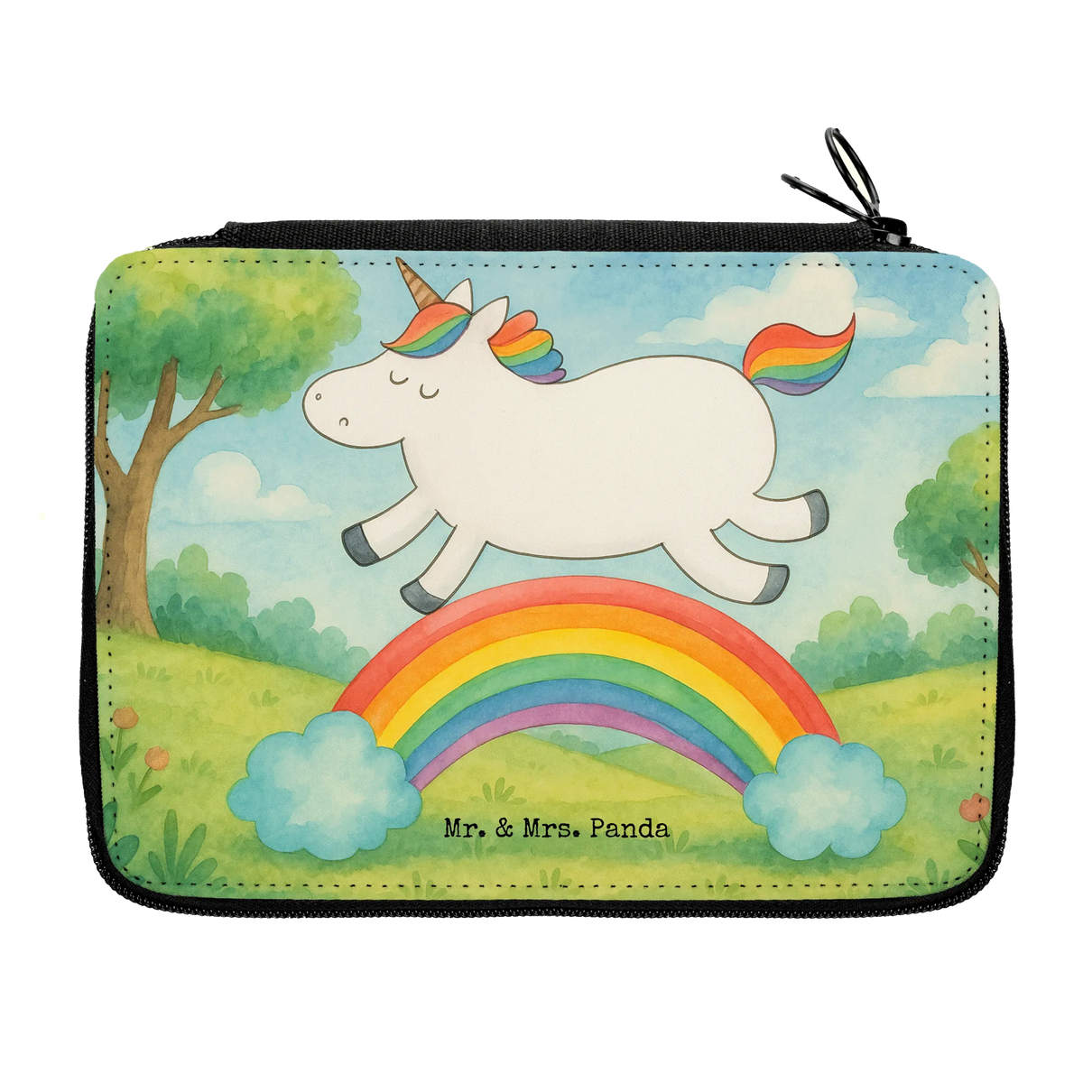 Leather folder unicorn rainbow Design unicornpower, unicorn car, birthday present, expressway, gift, rainbow, unicorn highway, unicorn love