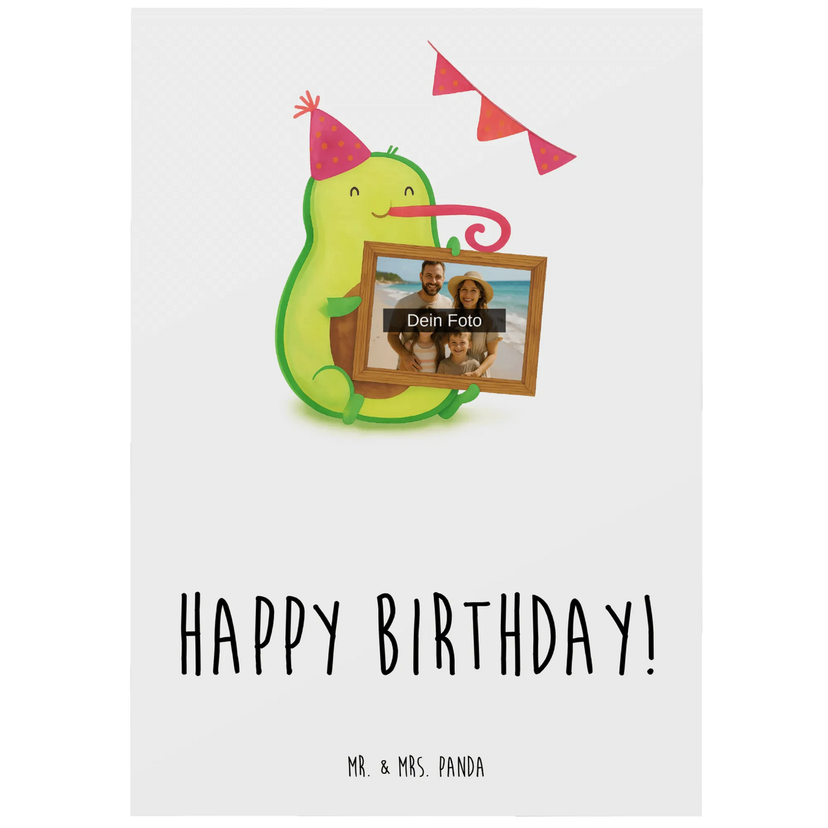Personalisierte Foto Postkarte Avocado Geburtstag Design Fotogrußkarte, Fotokarte, Fotopostkarte, Postkarte Foto, Foto Grußkarte, personalisierte fotokarte, Foto Postkarte, Personalisierte Foto Postkarte, grußkarte mit foto, Postkarte mit Foto, Gesund, Vegan, Veggie, Avocado