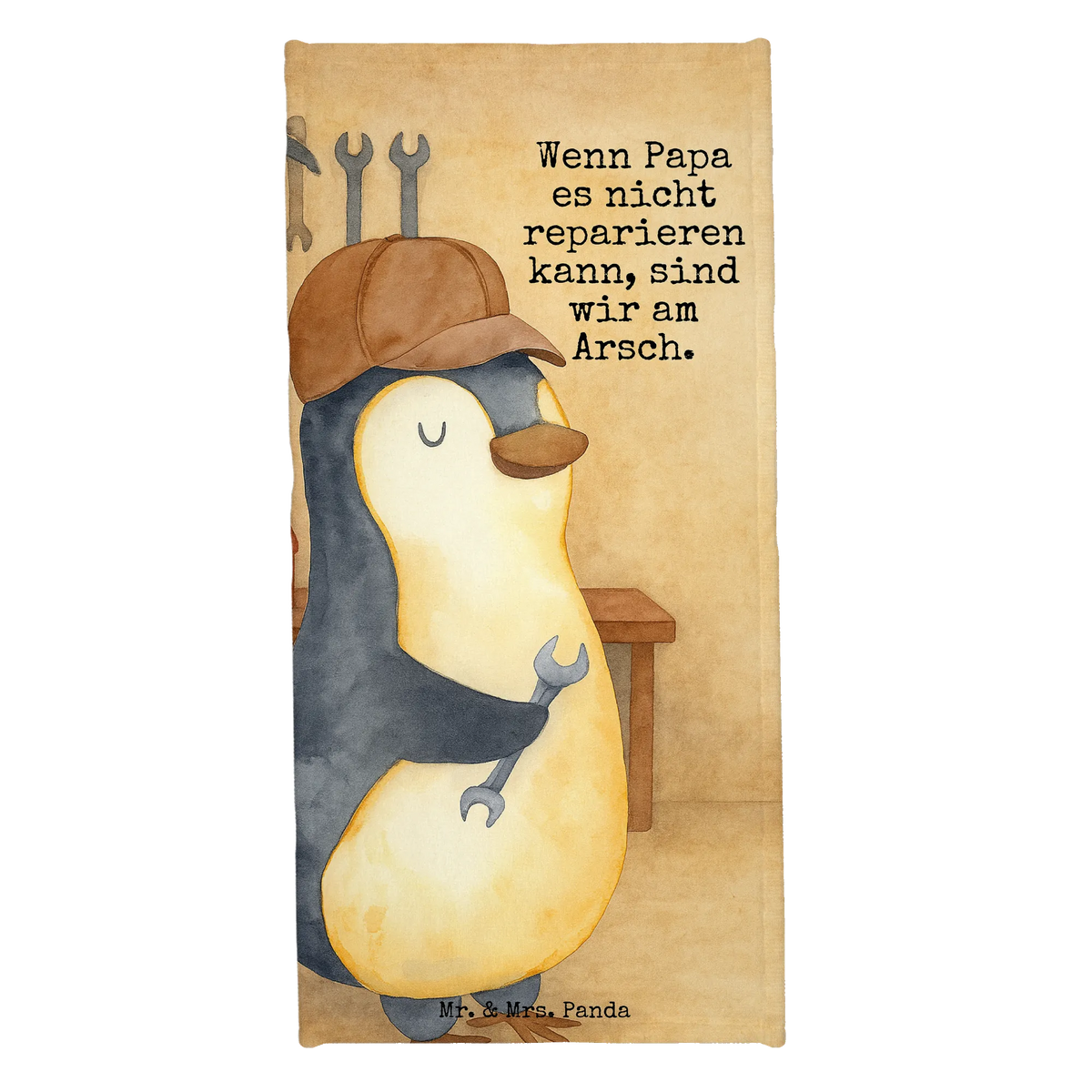 Hand towel If Daddy can't fix it, we're screwed. Design