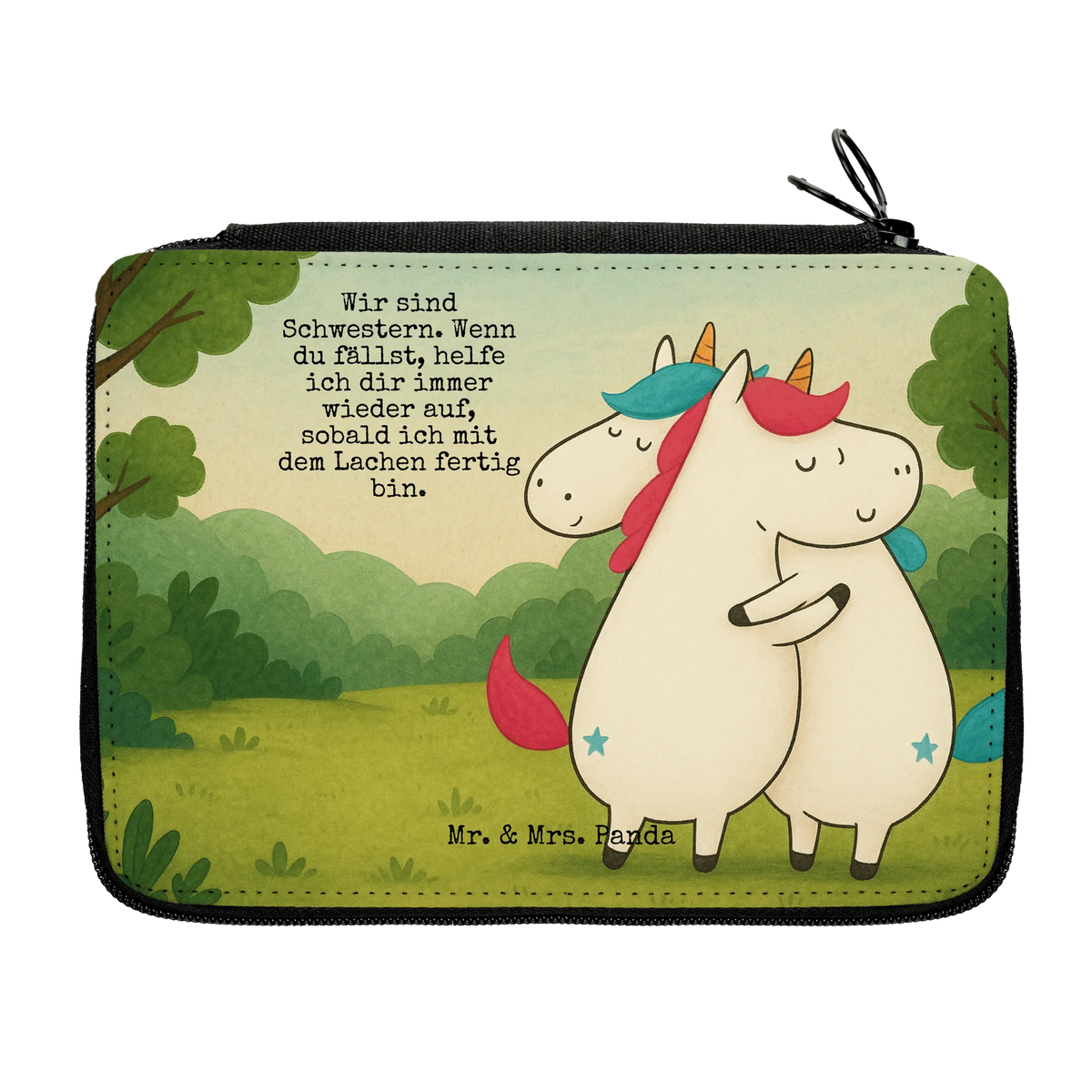 Leather folder unicorns Embrace Design Siblings, Girlfriends, Sisters