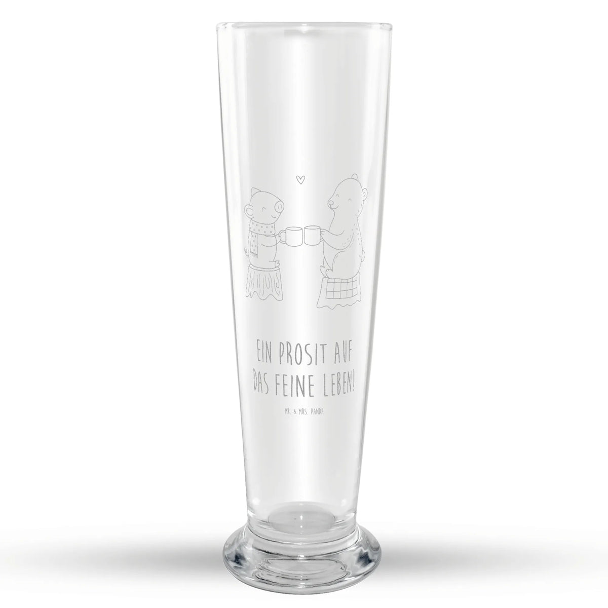 Weizenglas Glühschwein Sause Weißbierglas, Bierglas, Weizenbier Glas, Bier Glas, Mr & Mrs Panda Weizenglas, Weizen Glas, Weihnachten, Winter, Weihnachtsdeko, Nikolaus, Advent, Heiligabend, Wintermotiv, Weihnachtszeit, Schwein, Alles Gute, Bär, Prost