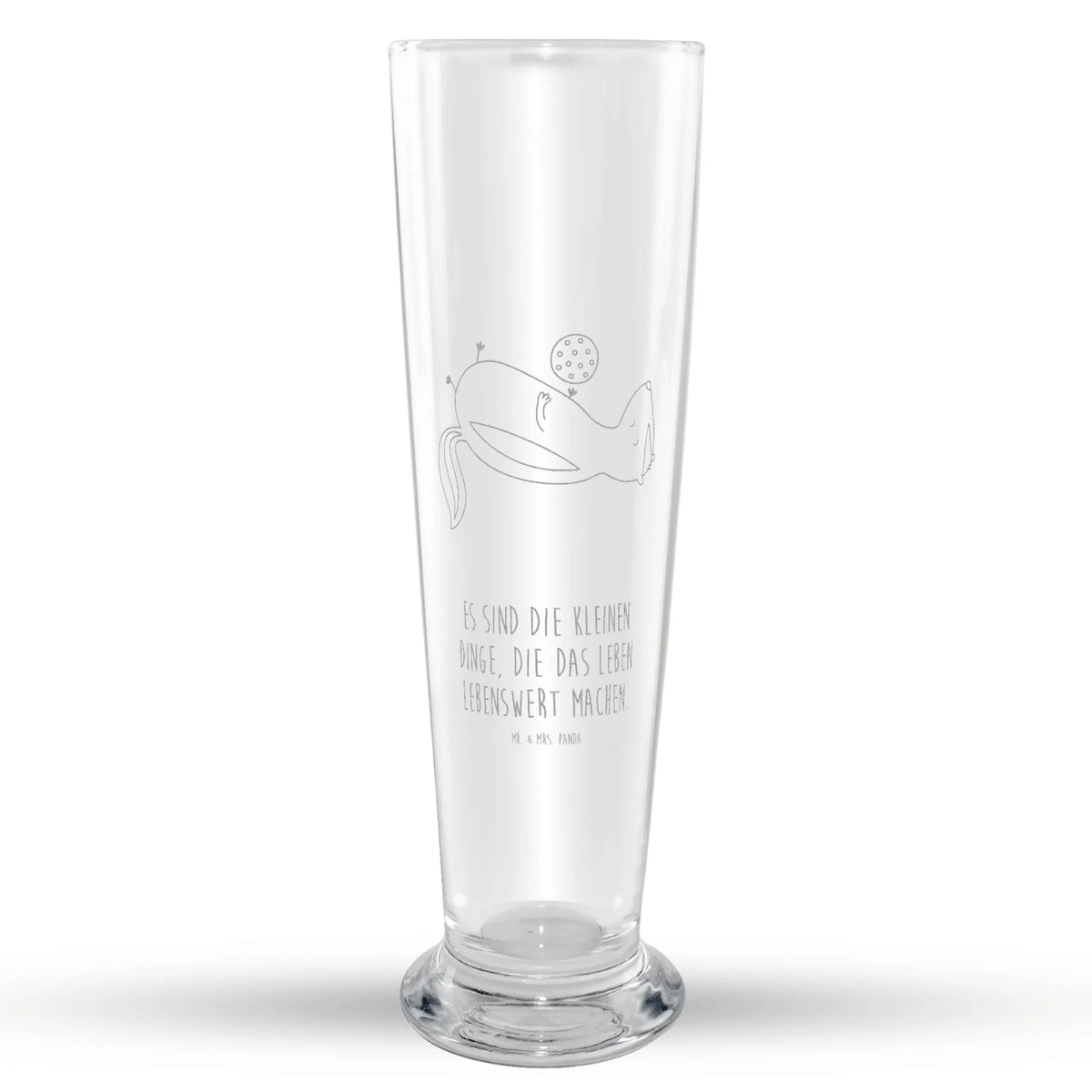 Weizenglas Stinktier Ball Weizenbier Glas, Bierglas, Mr & Mrs Panda Weizenglas, Weißbierglas, Bier Glas, Weizen Glas, Stinktier, Skunk, Raubtier, Weisheit, Wildtier, Stinker, Stinki, Verspielt