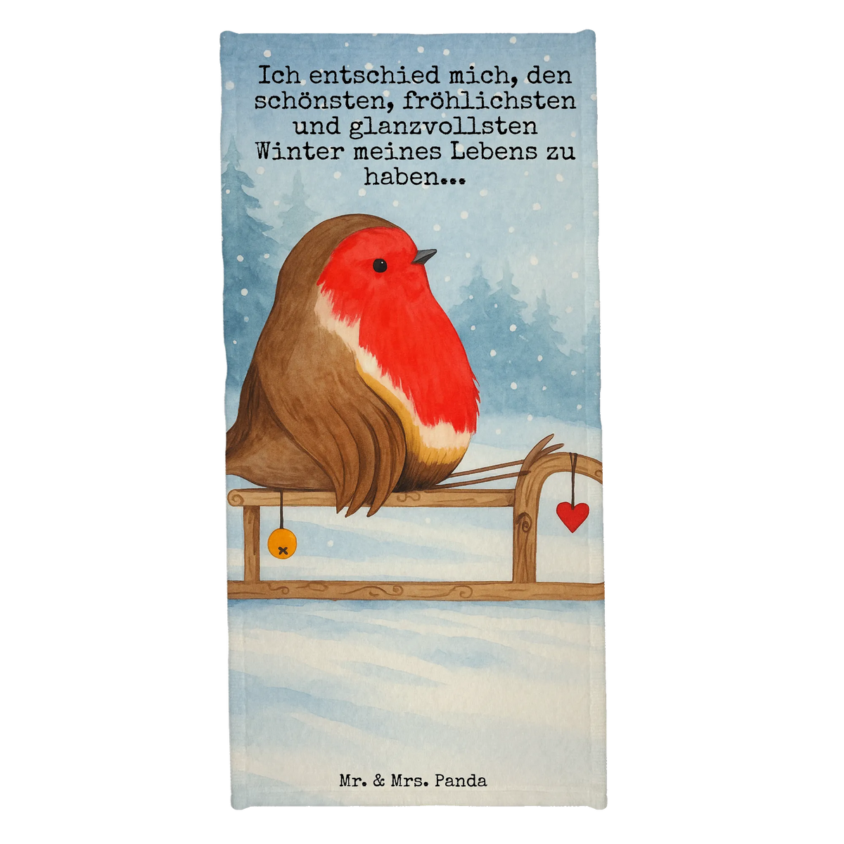 Hand towel robin Sleds Design