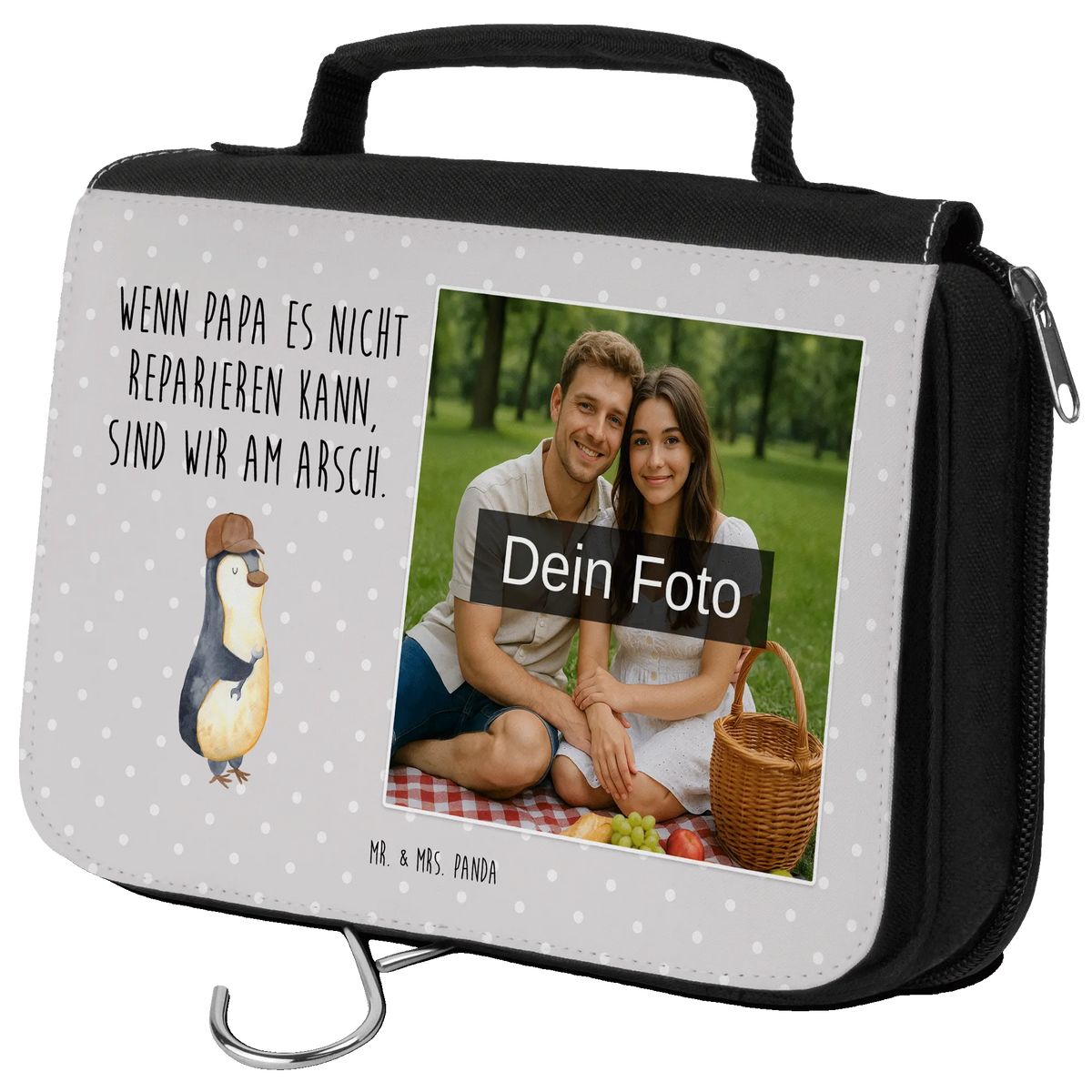 Personalized Photo Toiletry Bag If Daddy can't fix it, we're screwed. Father's Day, Mother's Day, Best Daddy in the World, Father, Gift Daddy