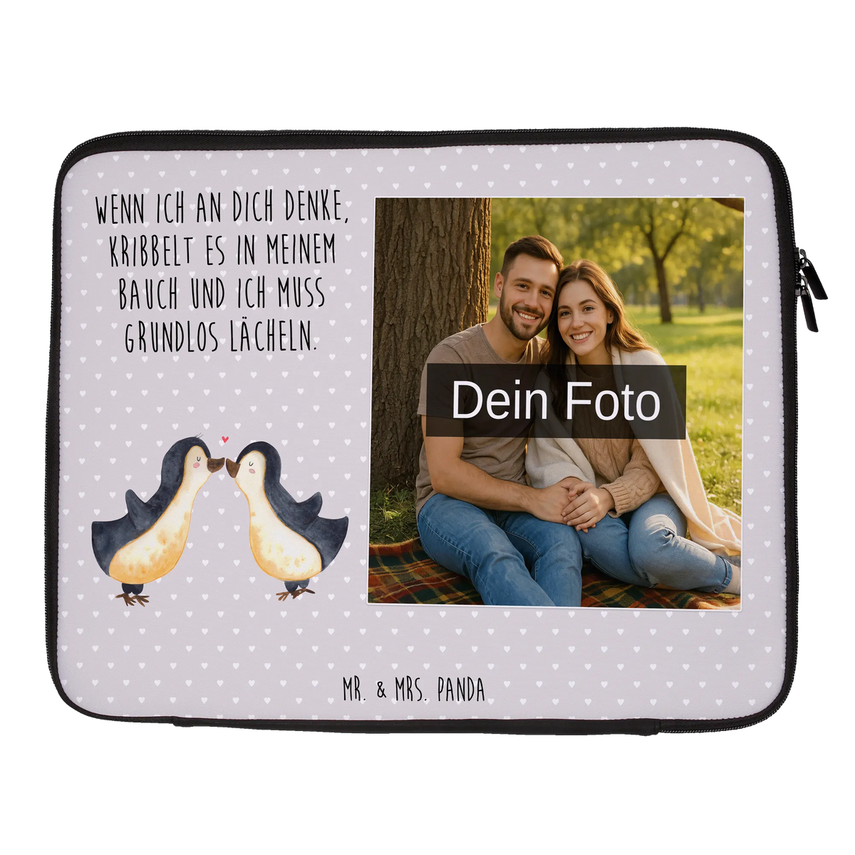 Personalized Photo Notebook Bag penguins kiss Loving, Two, Together, Marriage, Proposal of marriage, Love gift, gift for her, gift for him, anniversary gift, Valentine's Day Gift for Women Love Gift Anniversary Wedding Anniversary Party Favor Gift for Girlfriend Gift for Partner Boyfriend Gift Token of Love for Men for Husband