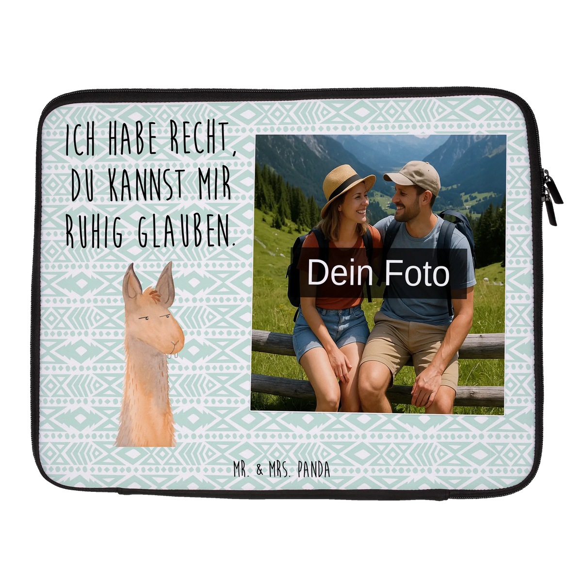 Spersonalizowana torba na notebook ze zdjęciem głowa lamy zirytowany Notebooktasche mit eigenem Foto, Laptoptasche Mit Fotodruck, Laptoptasche mit eigenem Foto, Foto Laptop Tasche, Laptoptasche mit Bild, Laptoptasche mit Foto, Wasserfeste Notebooktasche Mit Wunschfoto, Lama, Alpaka, Büroalltag, Genervt sein, Recht haben, Chef, Partnerin, Büro, Beste Freundin, Freundin, Azubi, Chefin, Lamas