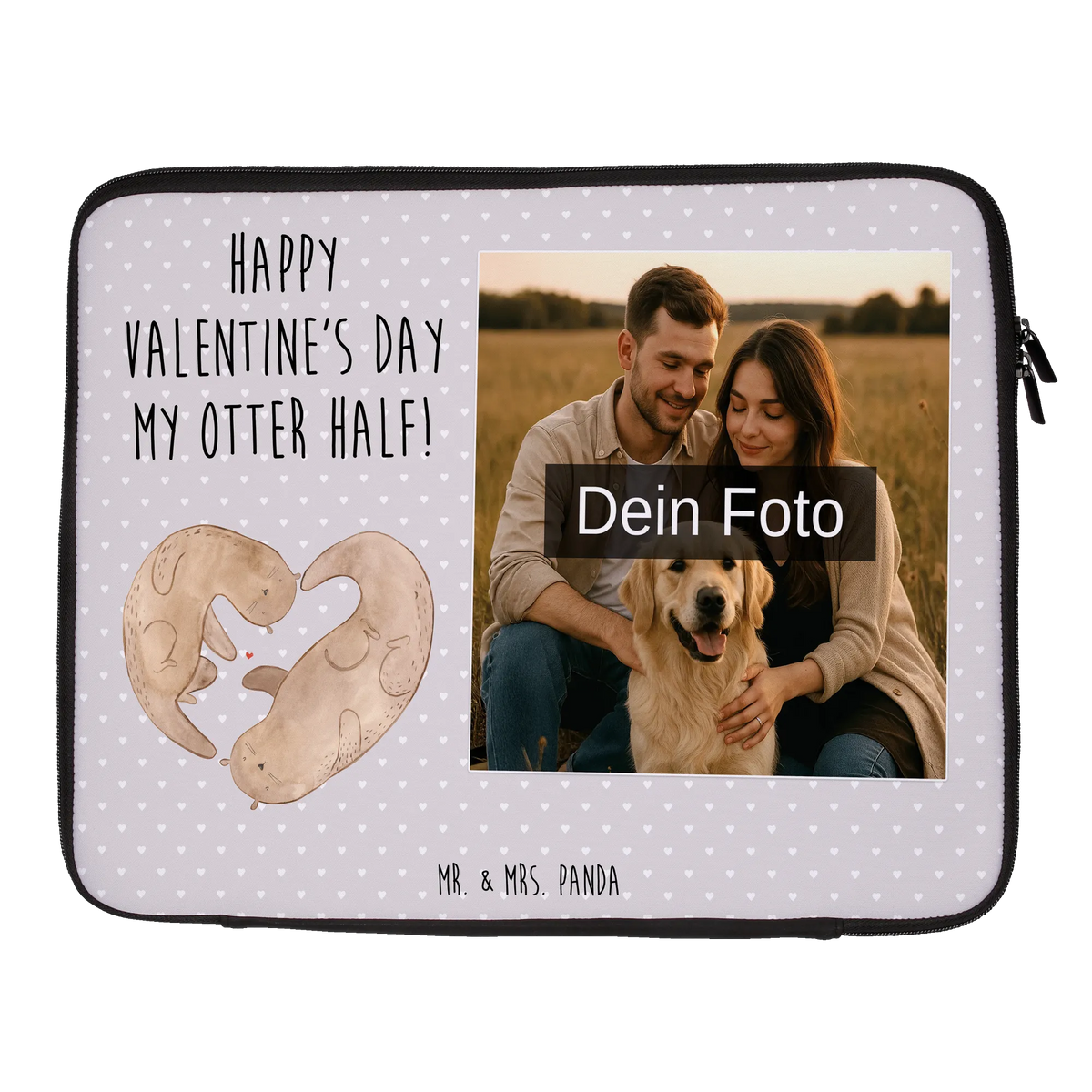 Personalized Photo Notebook Bag otter valentine Love gift, gift for her, gift for him, anniversary gift, Loving, Two, Together, Marriage, Proposal of marriage, Valentine's Day Gift for Women Love Gift Anniversary Wedding Anniversary Party Favor Gift for Girlfriend Gift for Partner Boyfriend Gift Token of Love for Men for Husband