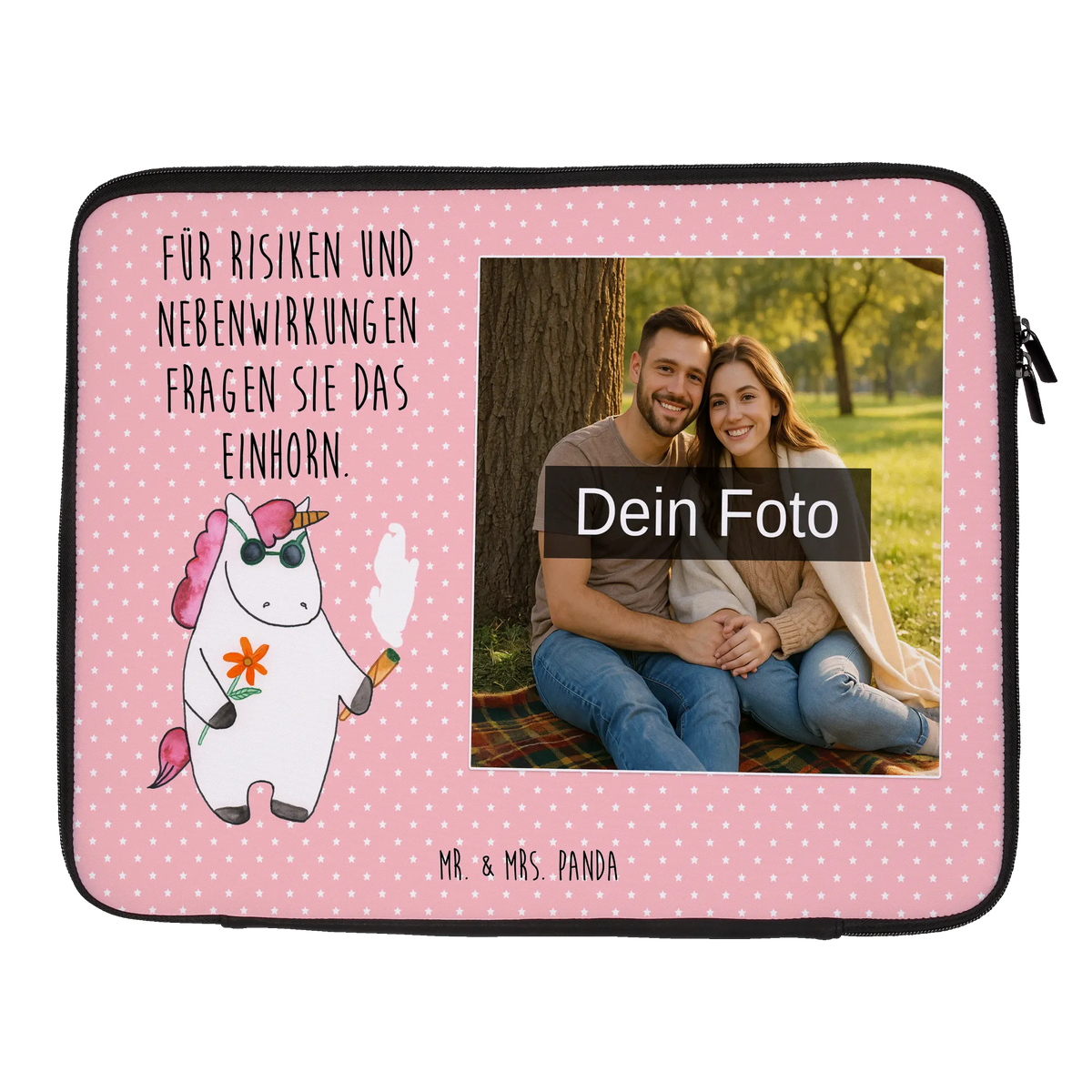 Personalized Photo Notebook Bag unicorn Woodstock cigarette, alcohol, smoke, birthday gift, smoking, fun, present friend, witty