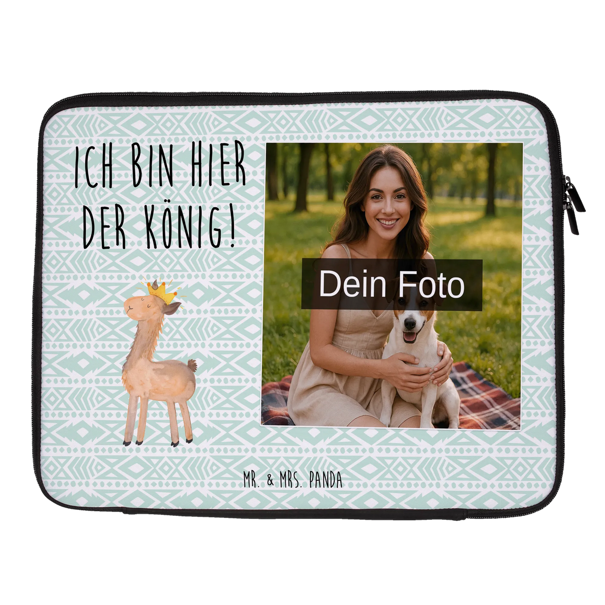 Spersonalizowana torba na notebook ze zdjęciem lama Król Laptoptasche Mit Fotodruck, Wasserfeste Notebooktasche Mit Wunschfoto, Foto Laptop Tasche, Notebooktasche mit eigenem Foto, Laptoptasche mit Bild, Laptoptasche mit Foto, Laptoptasche mit eigenem Foto, Lama, Alpaka, Abitur, Papa, Lamas, Königin, Mama, Abi, Kollegin, Freundin, Chef, König, Büro Kollege, Vorgesetzter