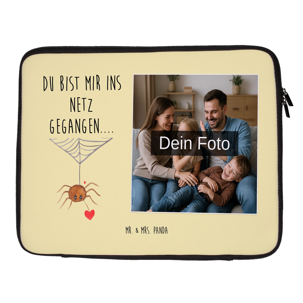 Personalized Photo Notebook Bag Spider Agathe Love Spider, Spider Agathe
