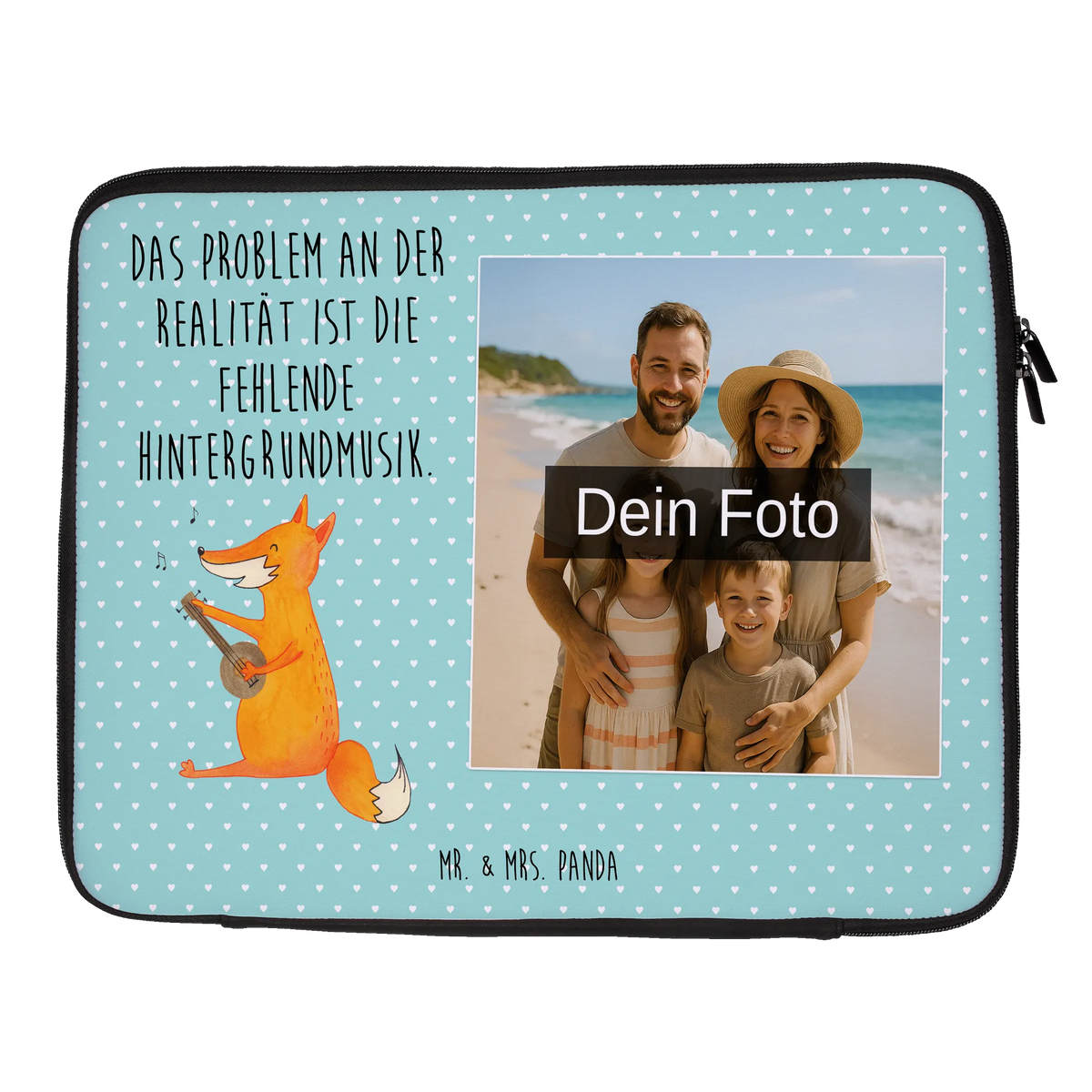 Personalisierte Foto Notebook Tasche Fuchs Gitarre Notebooktasche mit eigenem Foto, Laptoptasche mit Foto, Laptoptasche Mit Fotodruck, Foto Laptop Tasche, Laptoptasche mit eigenem Foto, Wasserfeste Notebooktasche Mit Wunschfoto, Laptoptasche mit Bild, Fuchs, Füchse, Sängerin, Geschenk Musiker, Gitarre, Musik Spruch, Musikerin, Sänger
