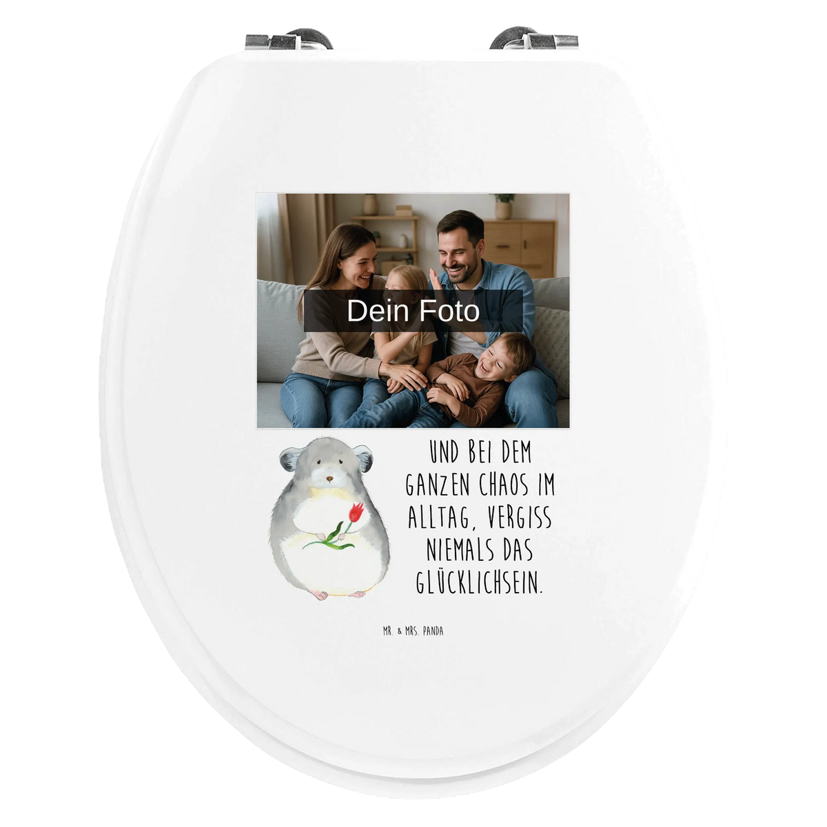 Personalisierter Foto WC Sitz Motiv Chinchilla Blume Design Personalisierter Klodeckel, Personalisierter Toilettendeckel mit Foto, Toilettendeckel mit Namen, Personalisierter WC-Sitz, WC Sitz mit Namen, Personalisierte Klobrille, Tiermotive, Gute Laune, lustige Sprüche, Tiere, Kummer, Depressionen, Büroalltag, Liebeskummer, Chaos, Chinchillas, traurig sein, Büro, Chinchilla, Glücklichsein