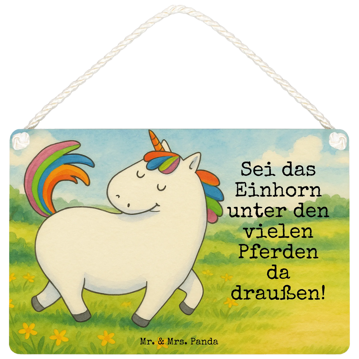 Decorative sign unicorn Swagger Design girlfriend, equestrian, proud, horse, riding gift, different, riding, riding present