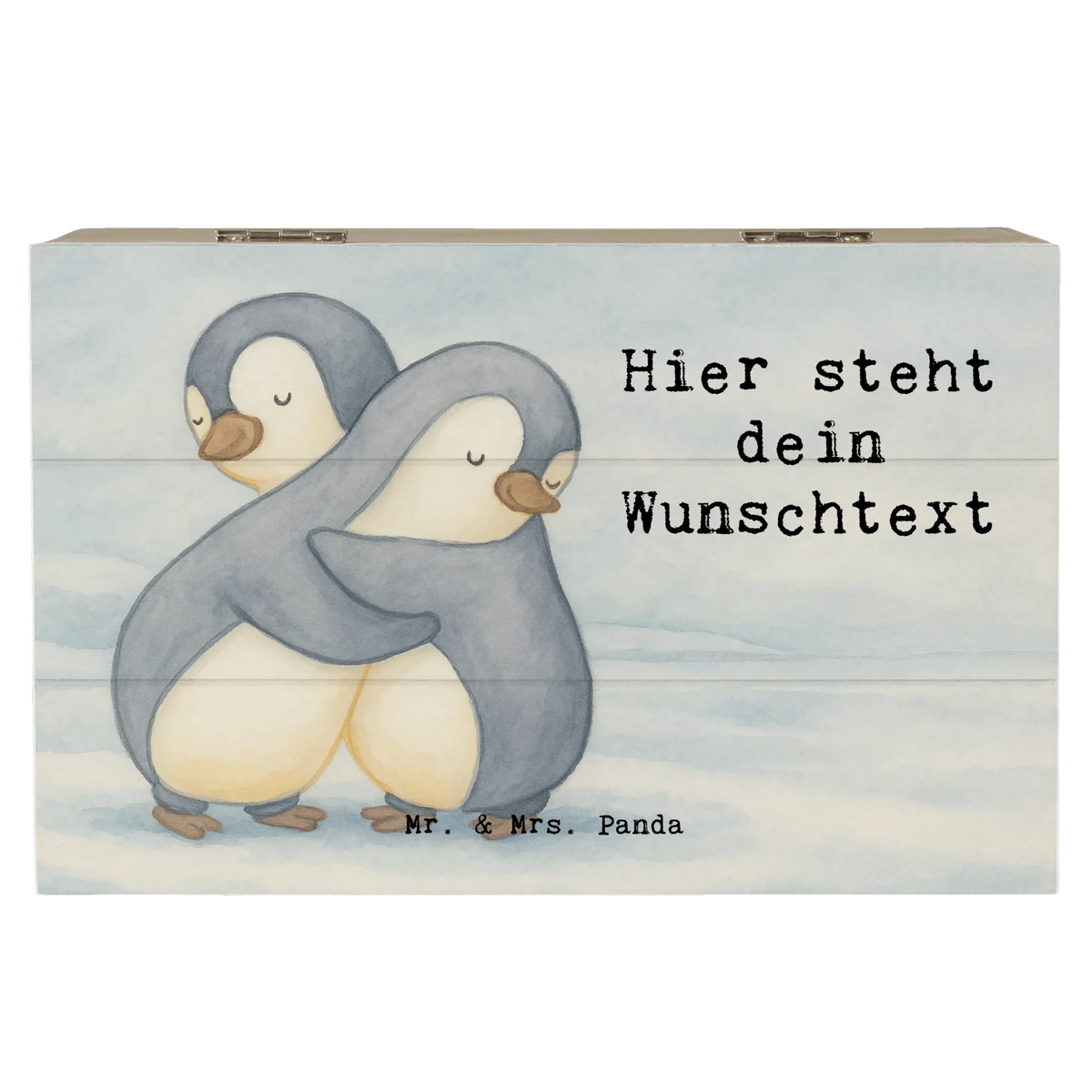 Personalised wooden chest penguin Best favorite friend in the world Design for, thank you, gift, giving, birthday, birthday present, gift idea, souvenir, make you happy, gift tip, love, favorite person, bae, girlfriend, heart, best friend, darling, Favorite friend, partner