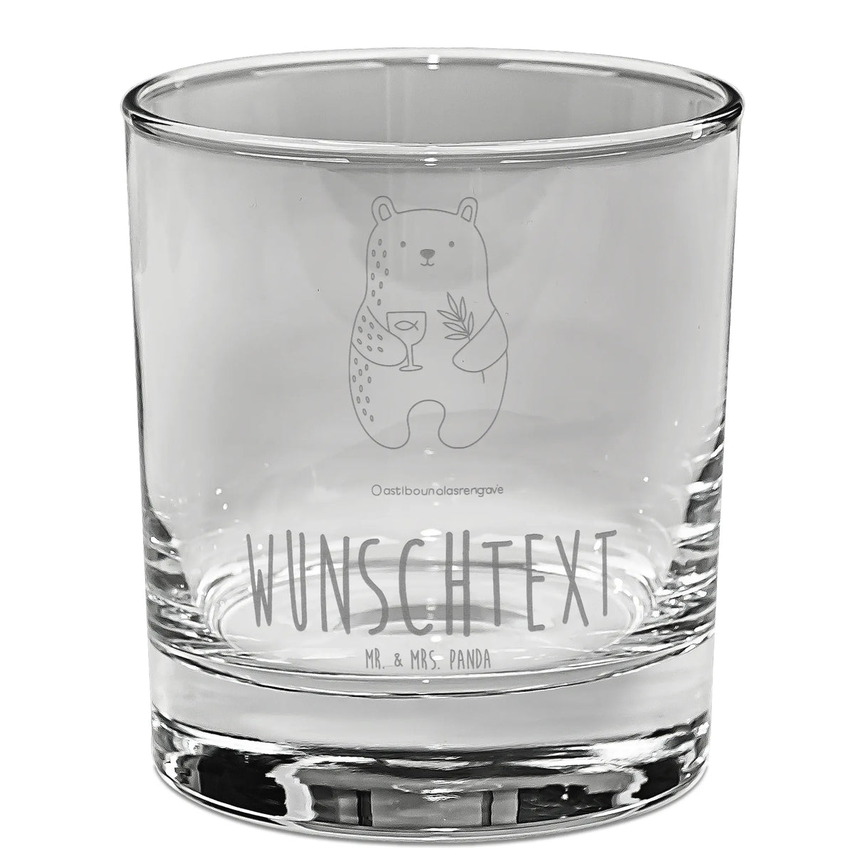 Personalized Gin Glass bear confirmation teddy bear, cuddly toy, evangelic, confirmation, service, church