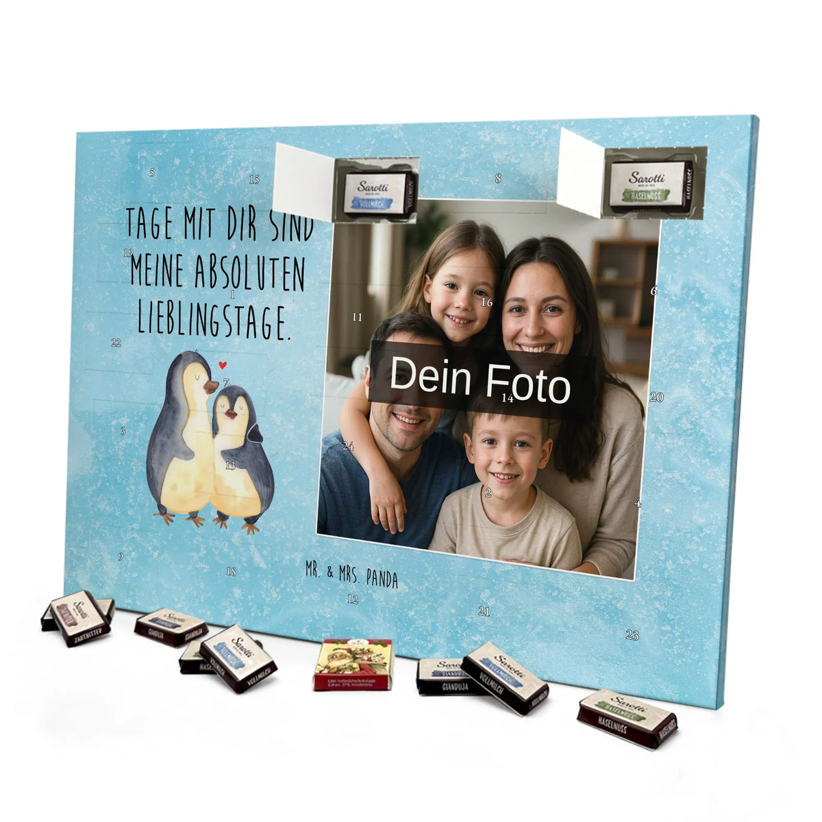 Personalisierter Schoko Foto Adventskalender Pinguin umarmen Fotokalender Advent, Personalisierter Schoko Foto Adventskalender, Foto Adventskalender, Schoko Foto Adventskalender, Foto Schokoladen Adventskalender, Pinguin, Liebe, Liebespaar, Hochzeit, Hochzeitstag, Liebesgeschenk, Hochzeitsgeschenk, Jahrestag, Liebesbeweis, Verlobung