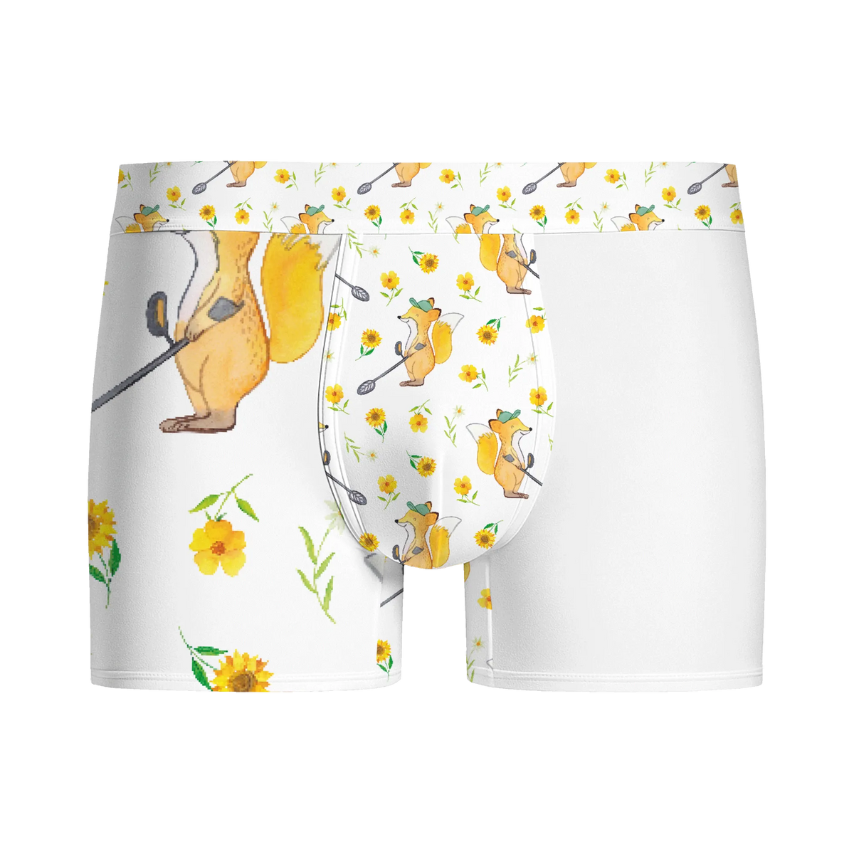 Boxershorts Herren Fuchs Schatzsuche Muster