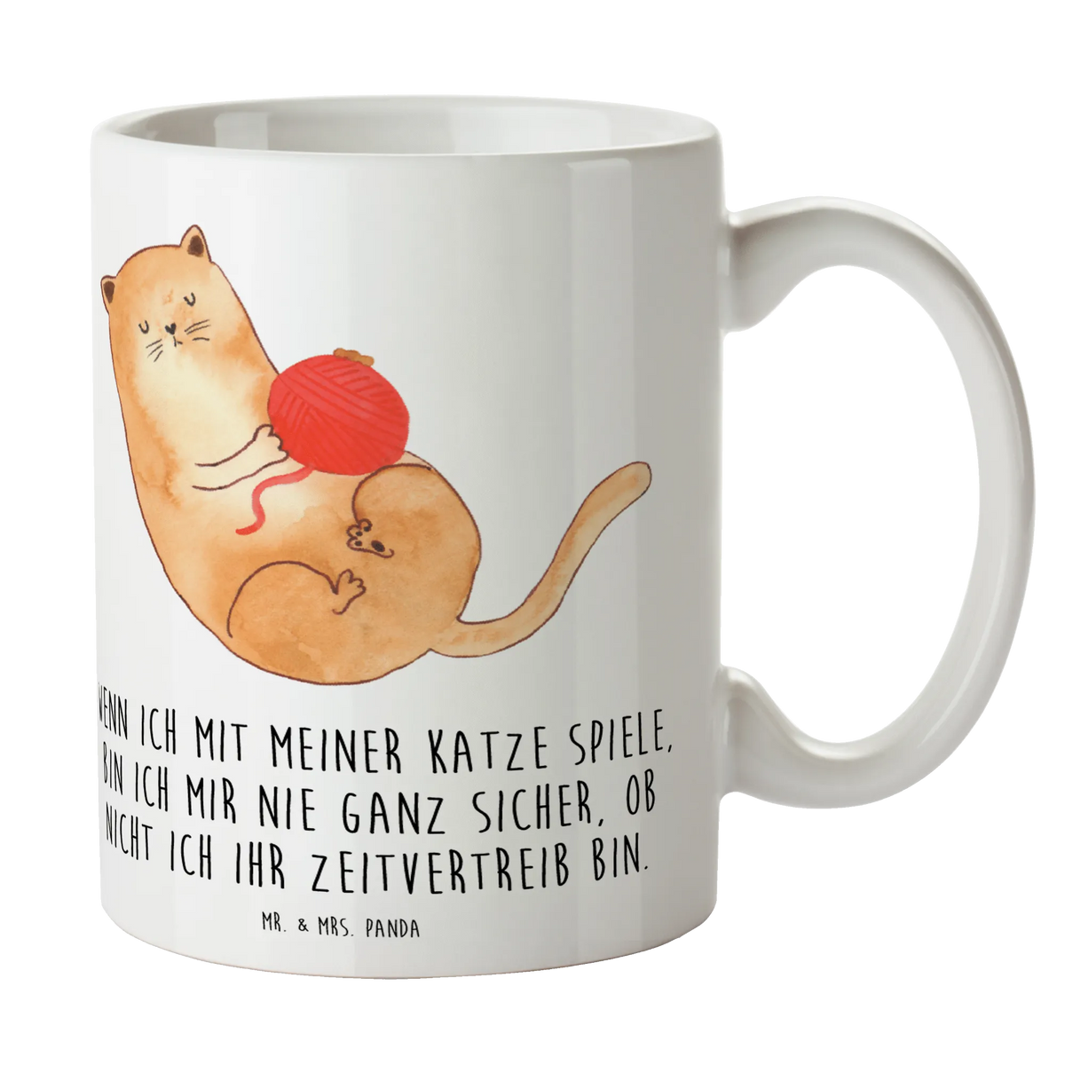Tasse Katze Spielzeit