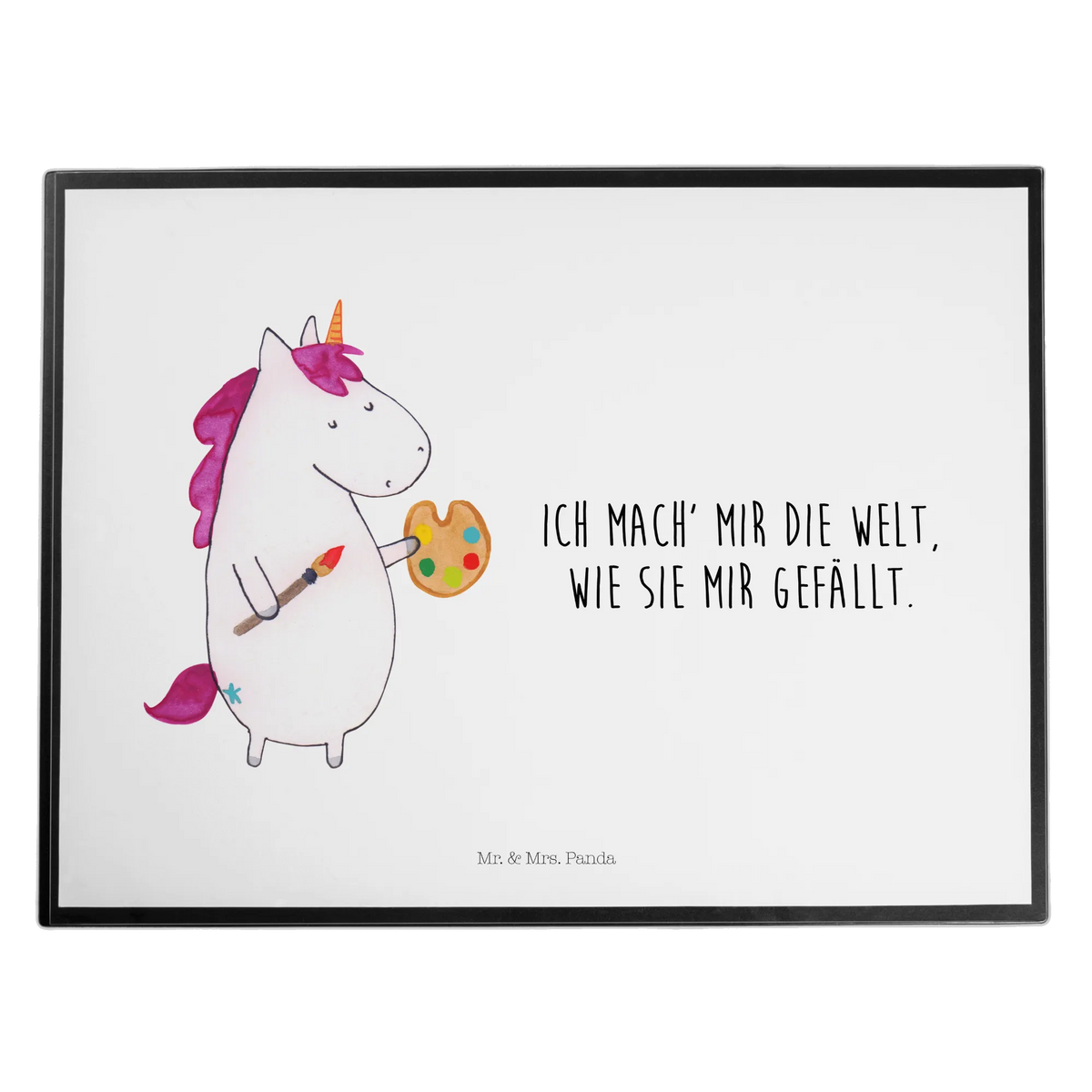 Desk pad unicorn Artist Artist gift, Brush, Painting, Drawing, Artist present, Gift, Painter gift, Pen