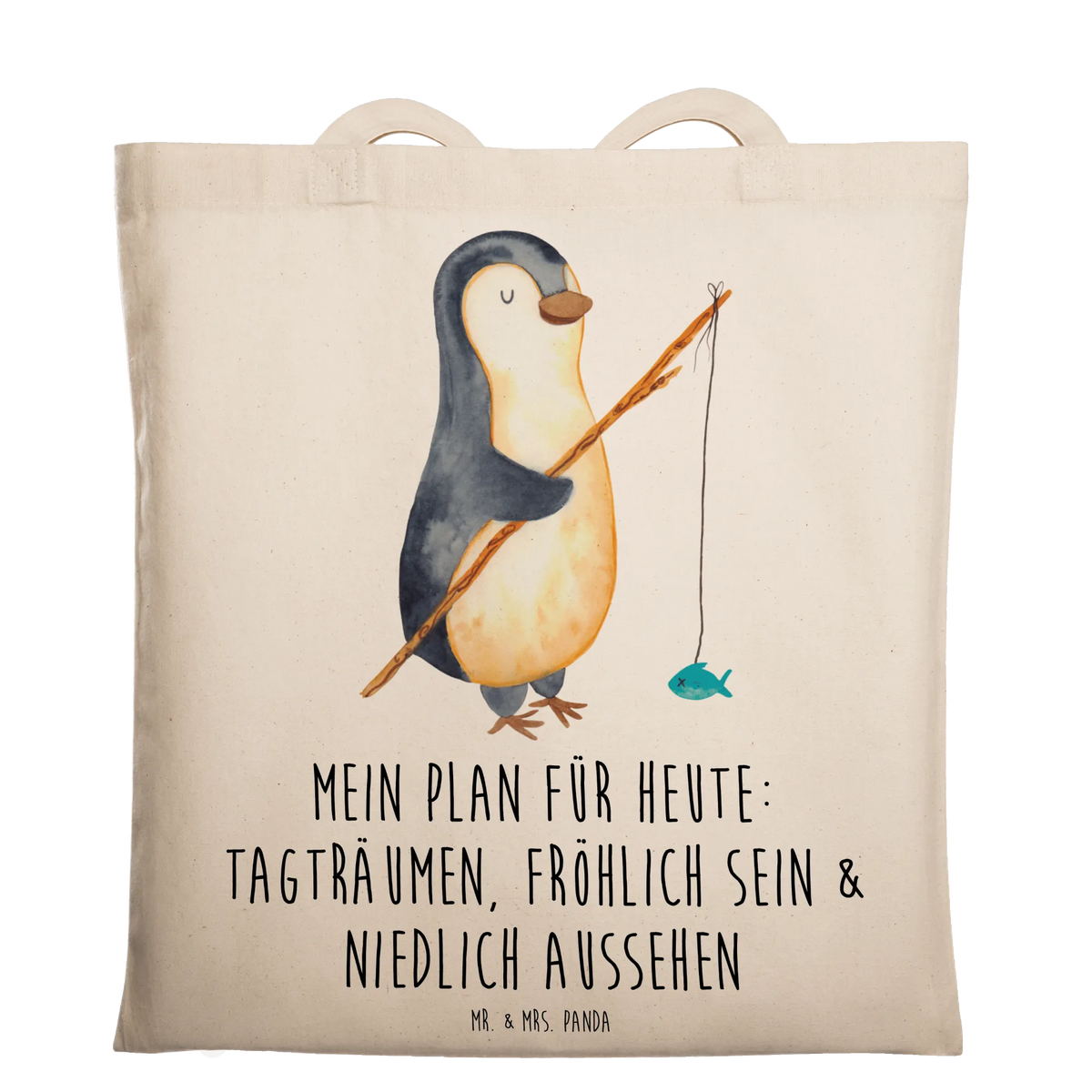 Tote bag Penguin angler