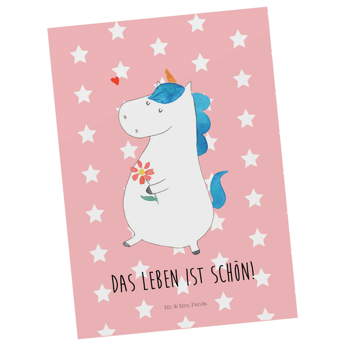 Postcard unicorn Stroll