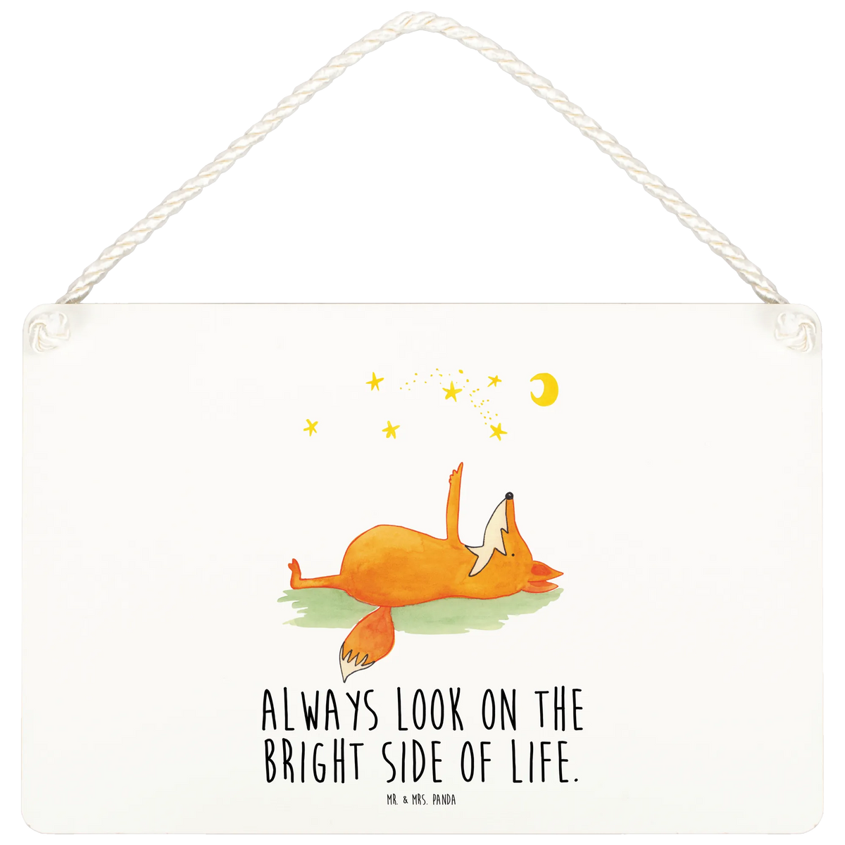 Deko Schild Fuchs Sterne