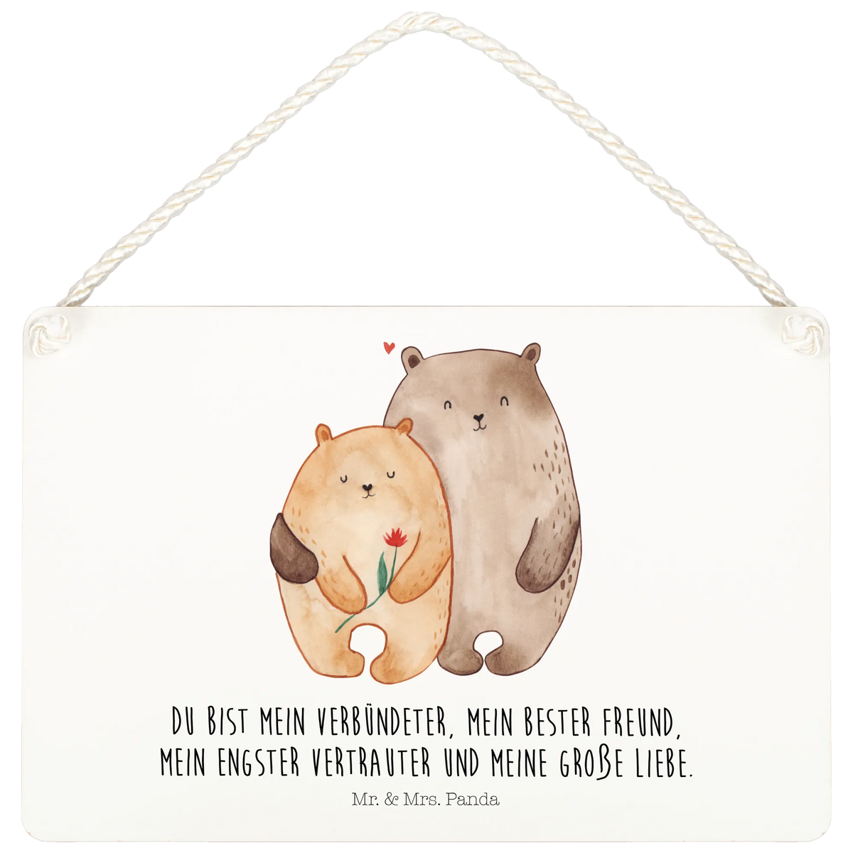 Deko Schild Bären Liebe