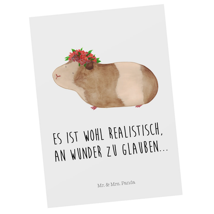 Postcard Guinea pig wisdom