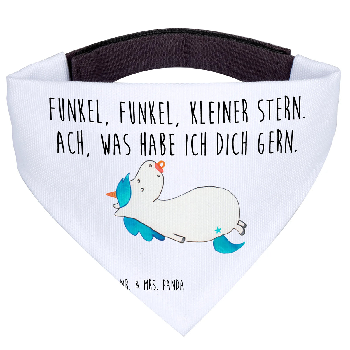 Hundehalstuch Einhorn Sternchen