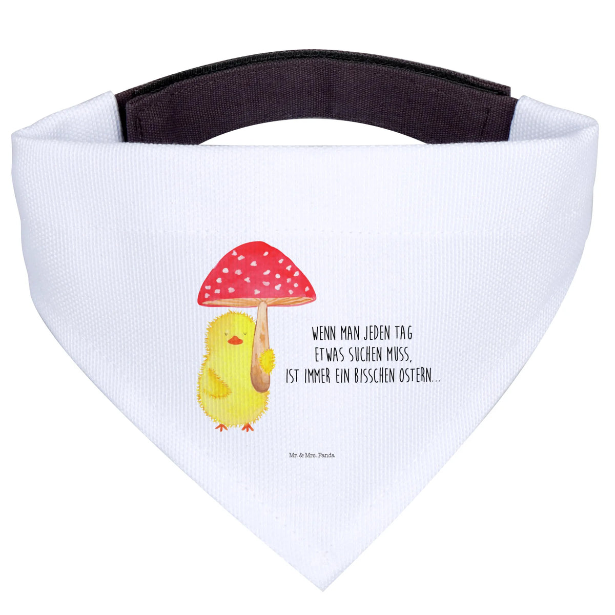 Dog neckerchief chick toadstool