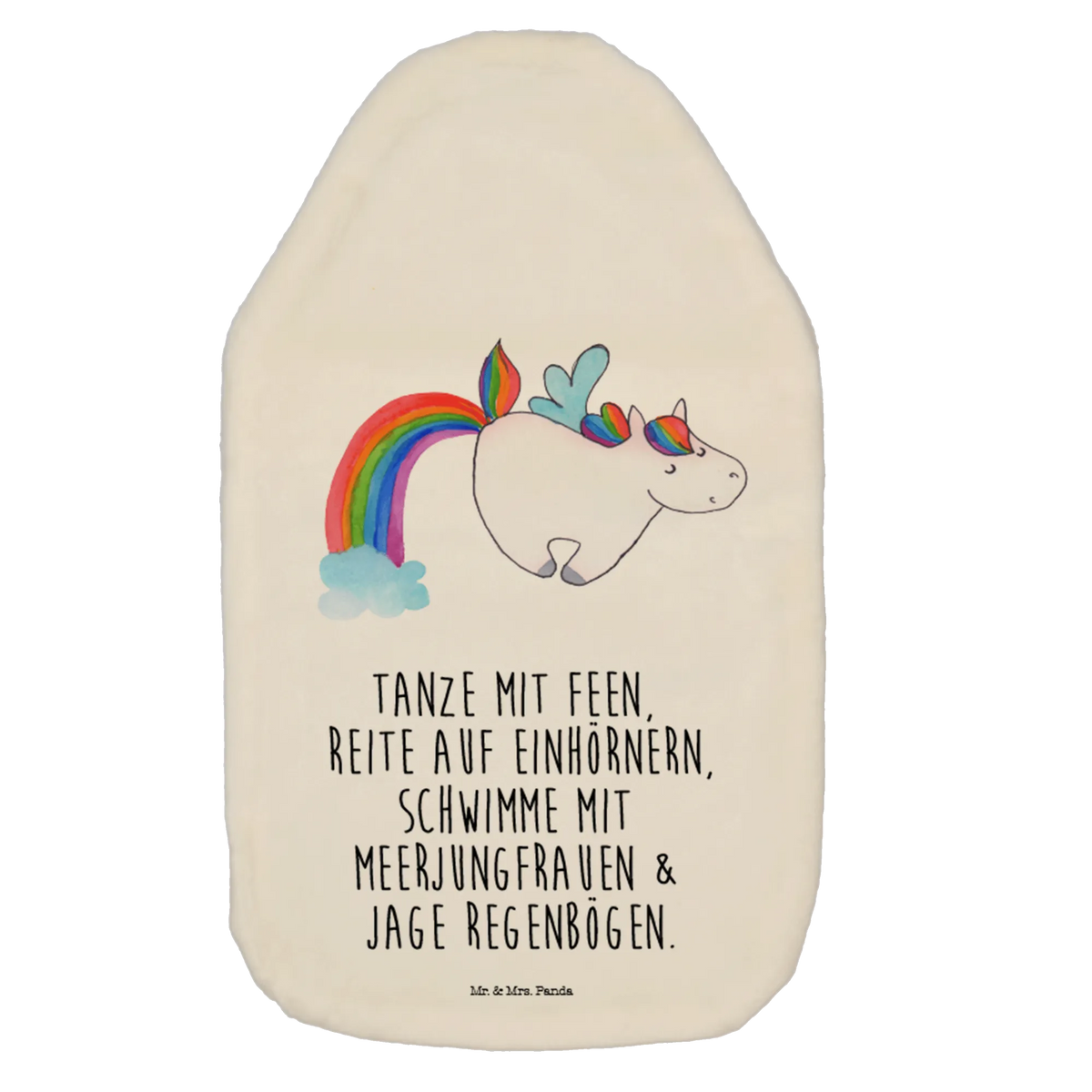 Hot water bottle unicorn Pegasus