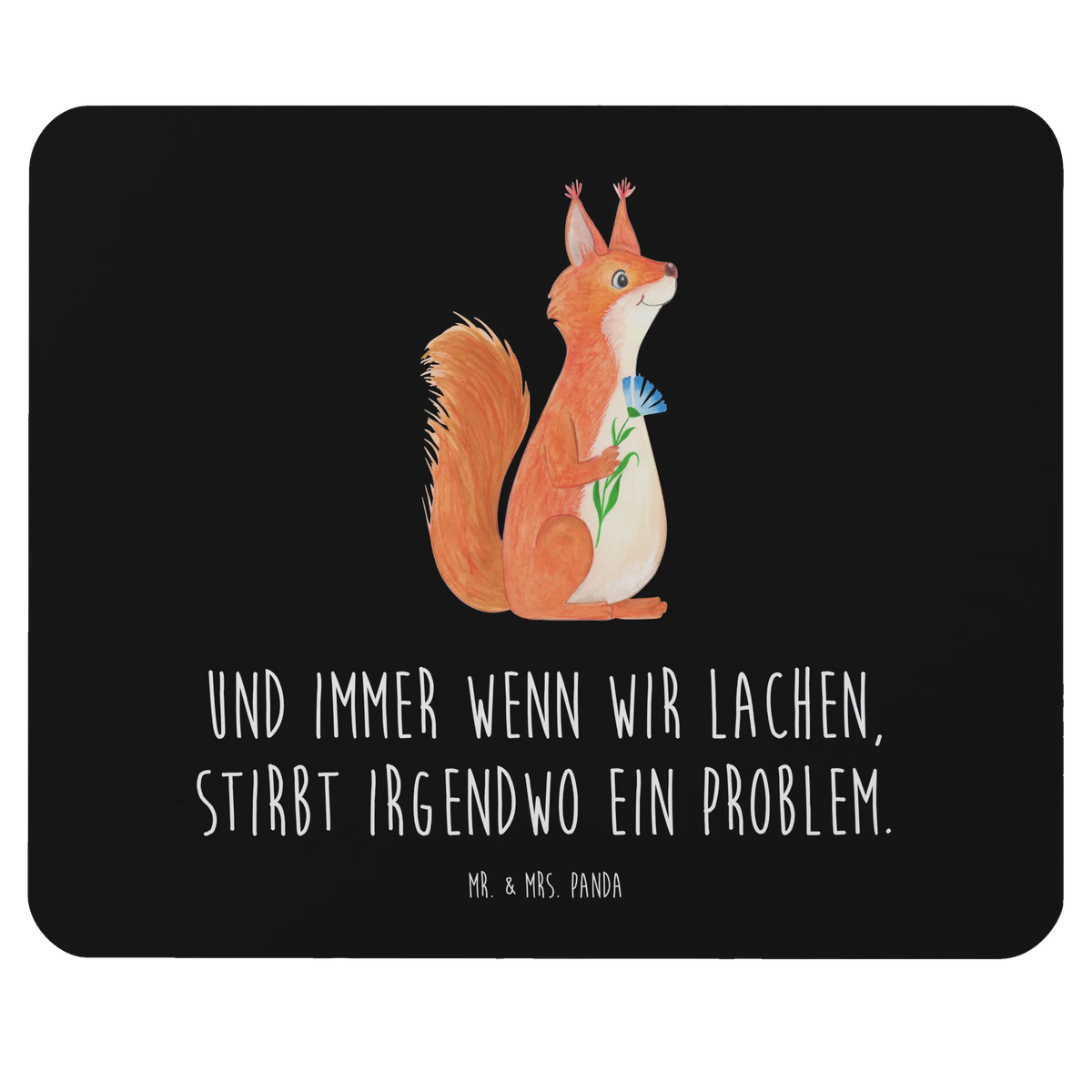 Mauspad Eichhörnchen Blume