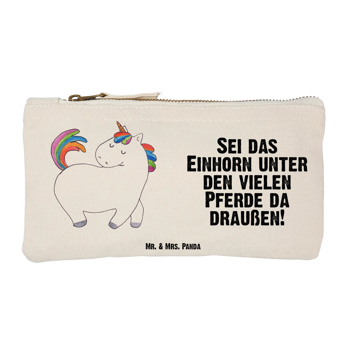Schminktasche Einhorn Stolzieren