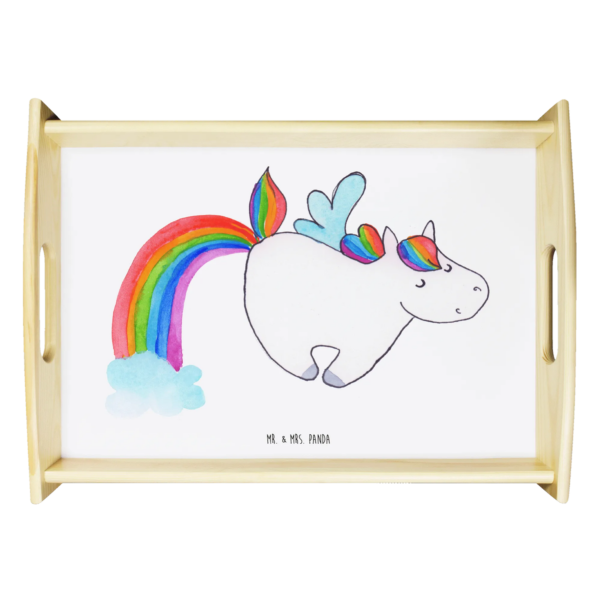 Serviertablett Einhorn Fliegendes Pferd