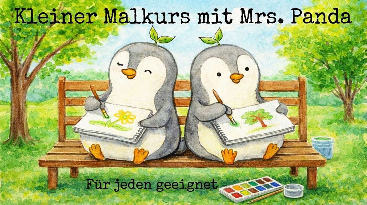 Aquarell-Malkurs: Blumen & Blüten mit Mrs. Panda