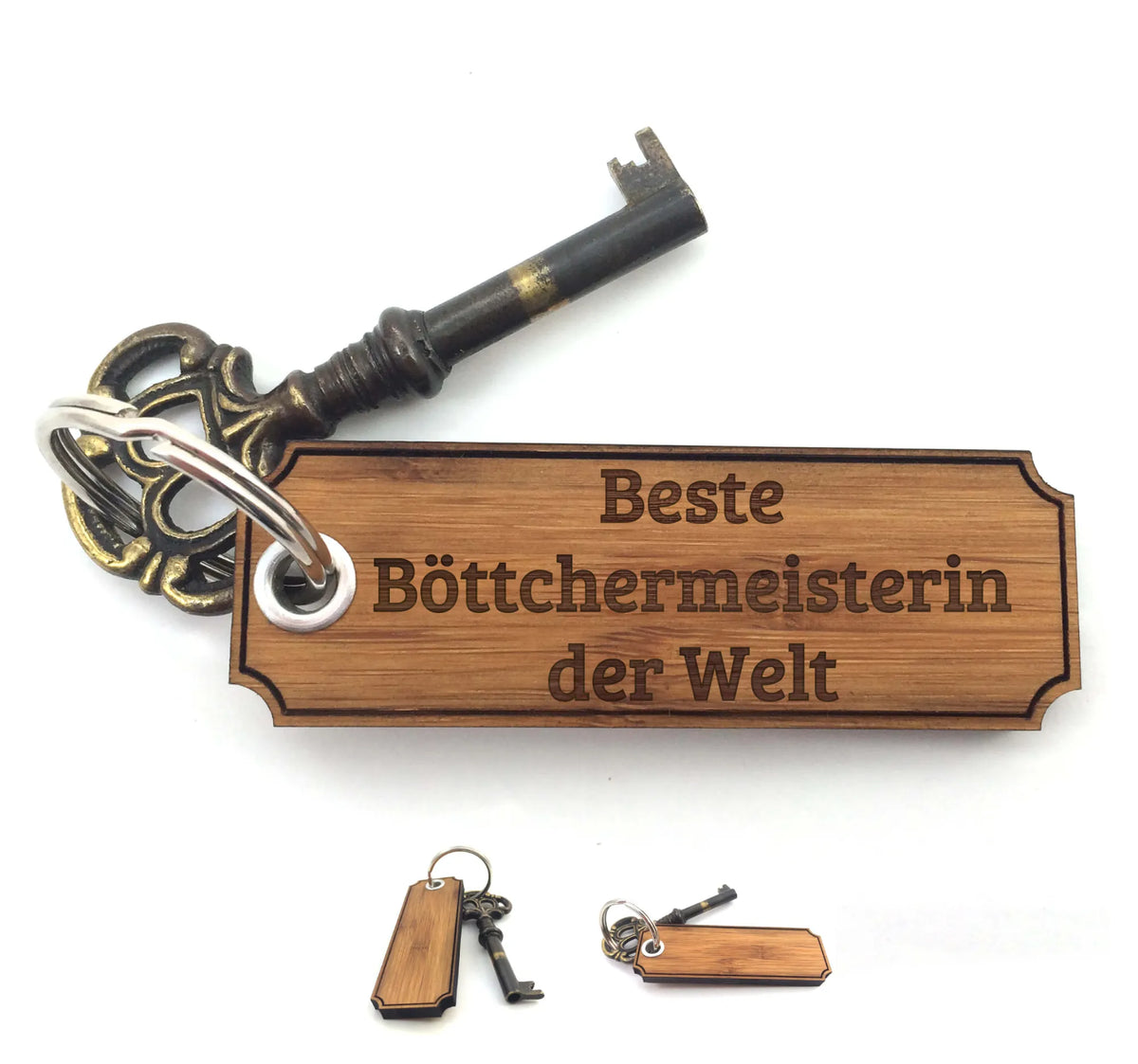 Brelok Böttchermeisterin Schlüsselanhänger, Anhänger, Taschenanhänger, Glücksbringer, Schlüsselbund, Schlüsselanhänger Holz, Schlüsselanhänger aus Holz, Holz Schlüsselanhänger, Holzschlüsselanhänger, Geschenke, Schenken, Gravur